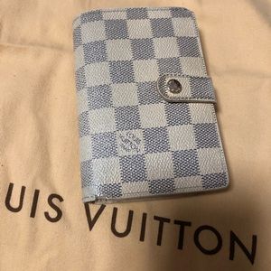 LV Damier Azur Portefeuille Viennois